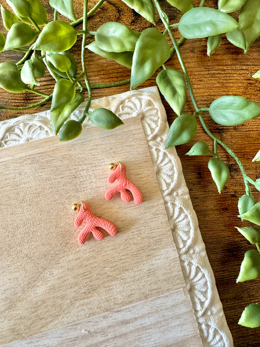 Mini Coral Dangles