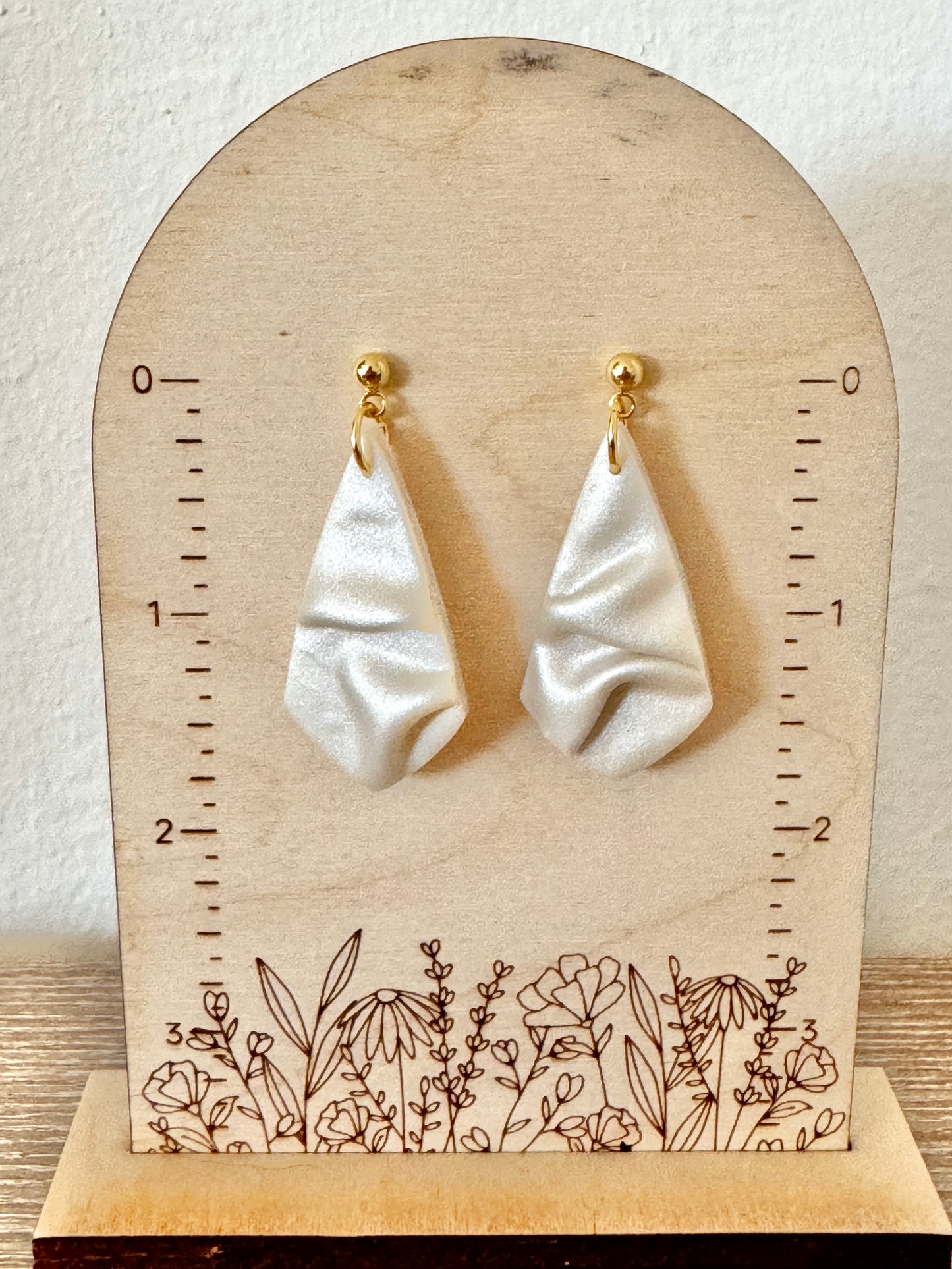 Pearly Satin Dangles